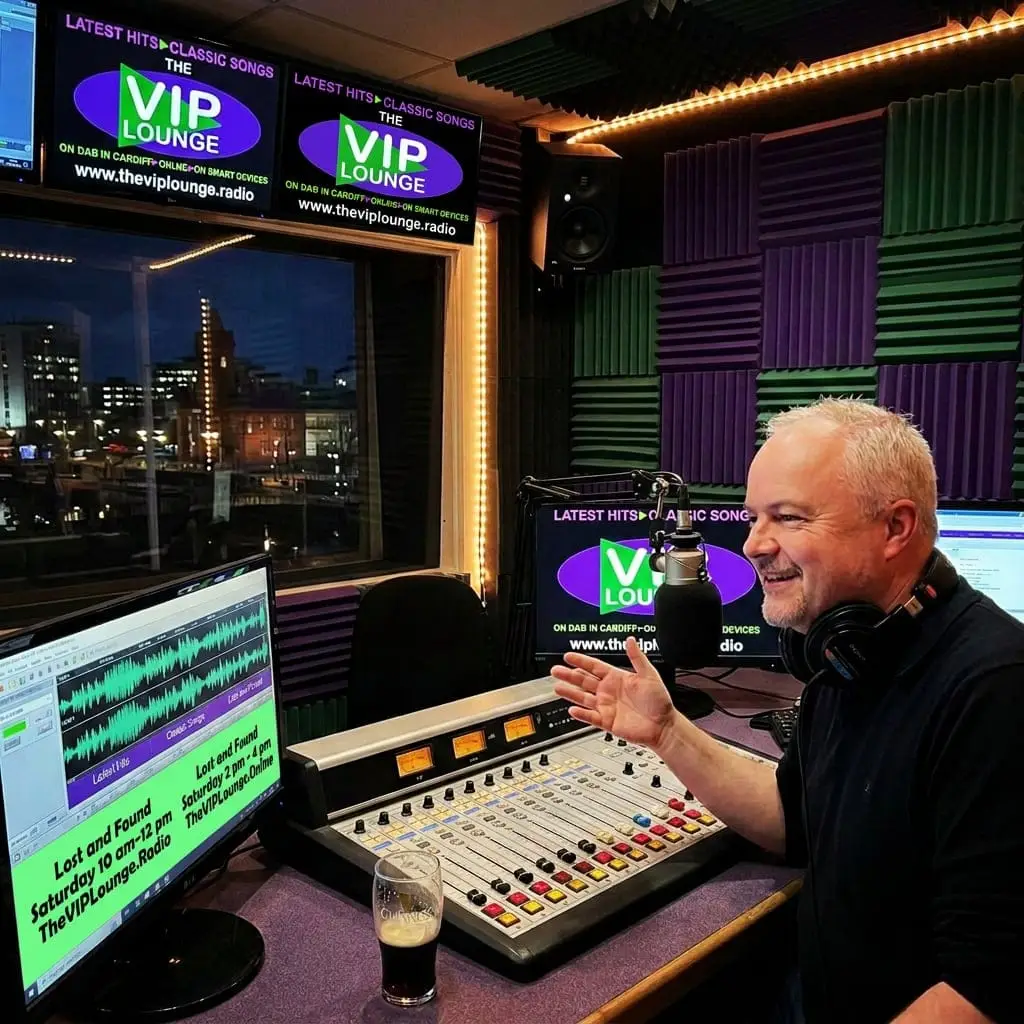 Pete Dossett in the Studio.